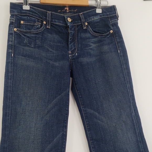 7 For All Mankind Crop Dojo Capri Jeans - Picture 3 of 9